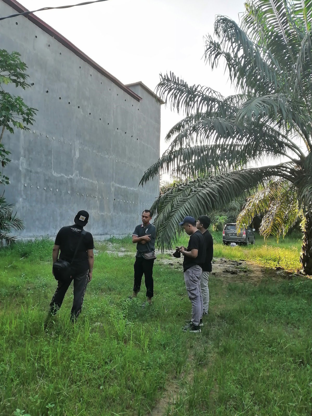 rumah burung walet di area sawit