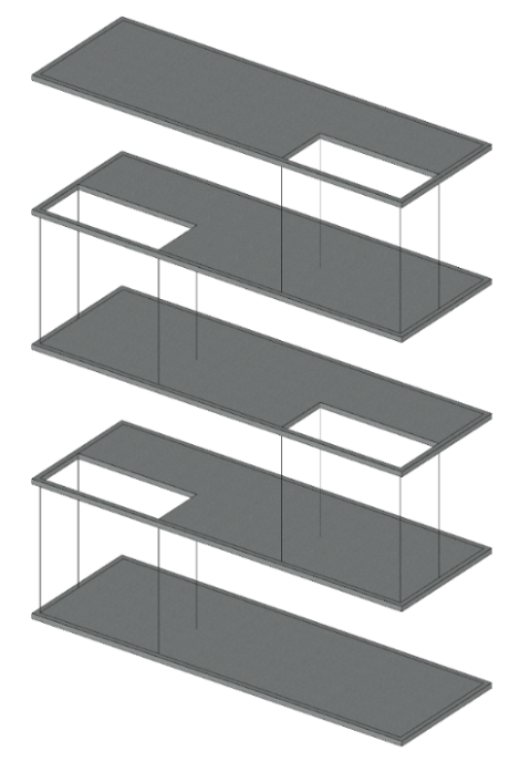 Void Zigzag Depan-belakang