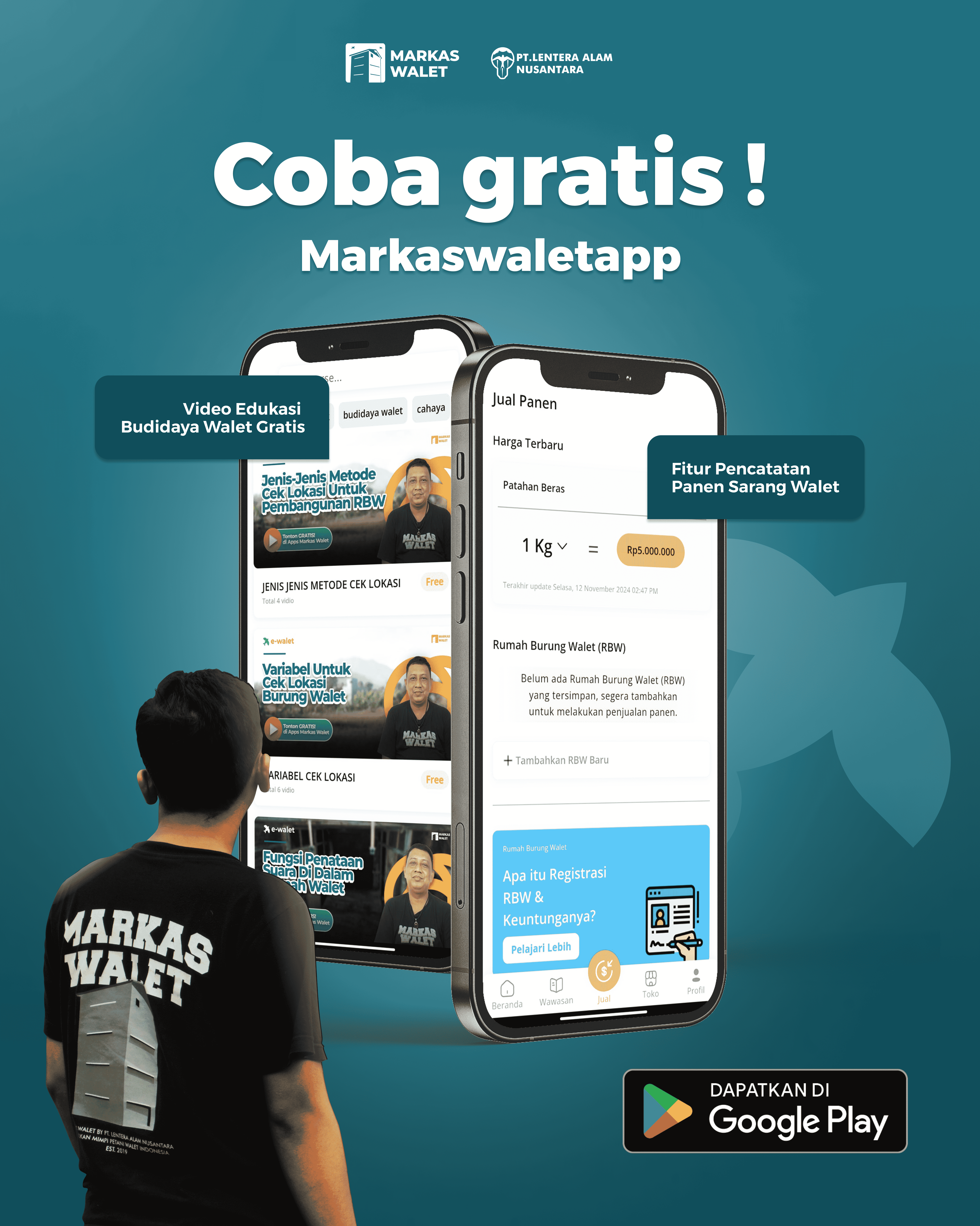 Markaswalet App Interface